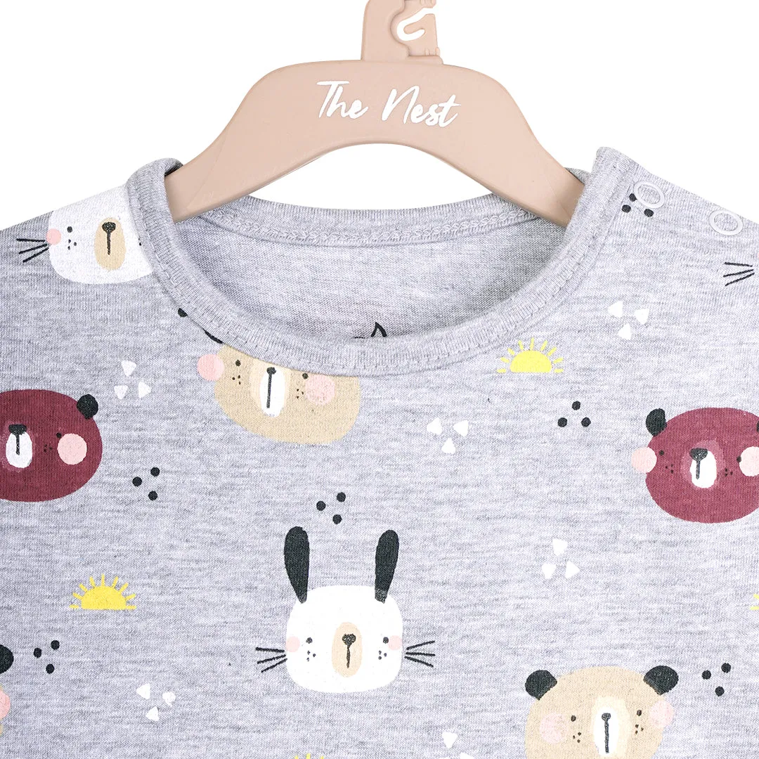 Playful bunny Snap Up Tee