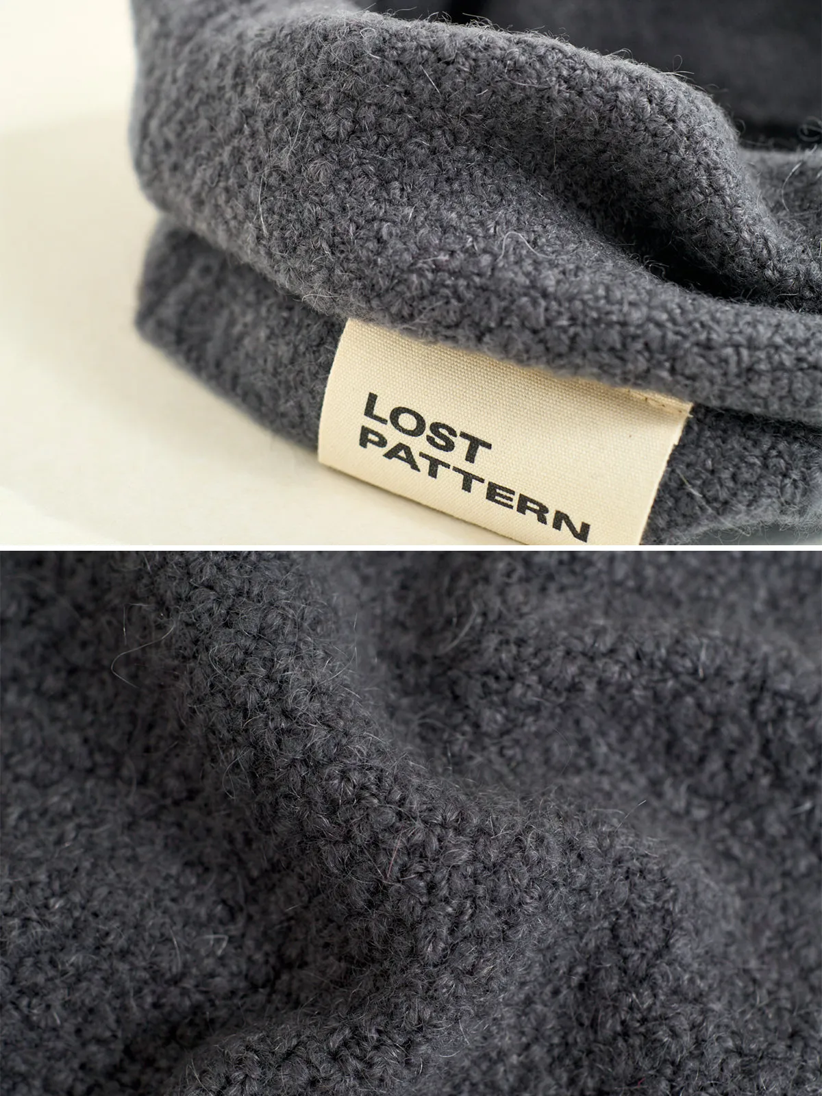 "L'Embrace" Snood Neck Warmer - Grey