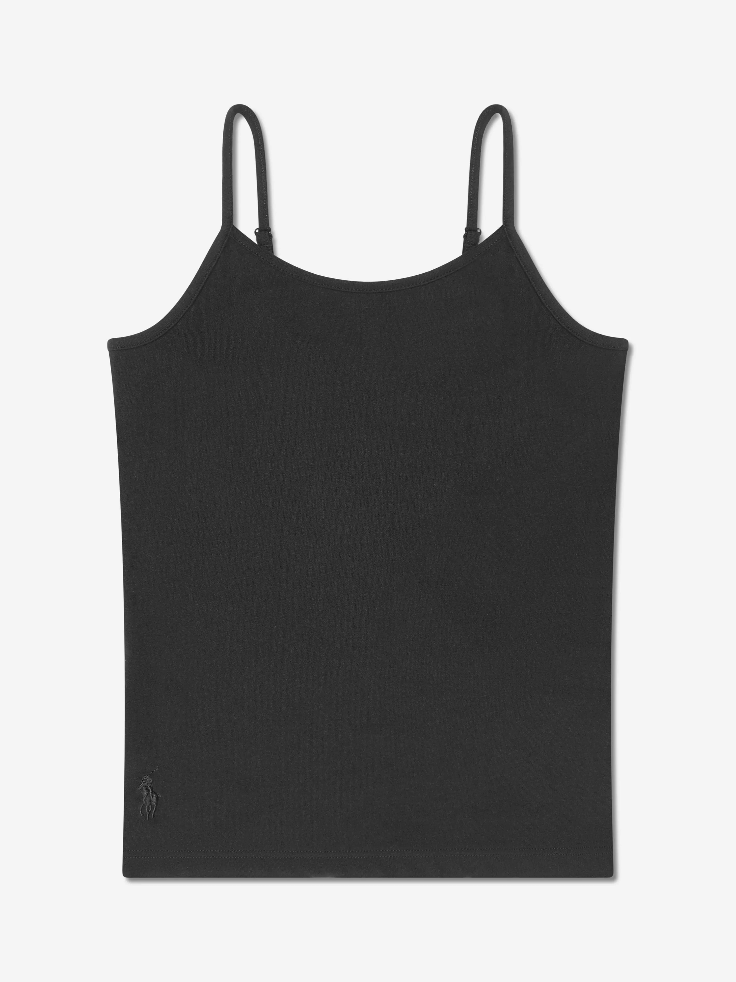 Ralph Lauren Girls 2 Pack Camisole Set in Black