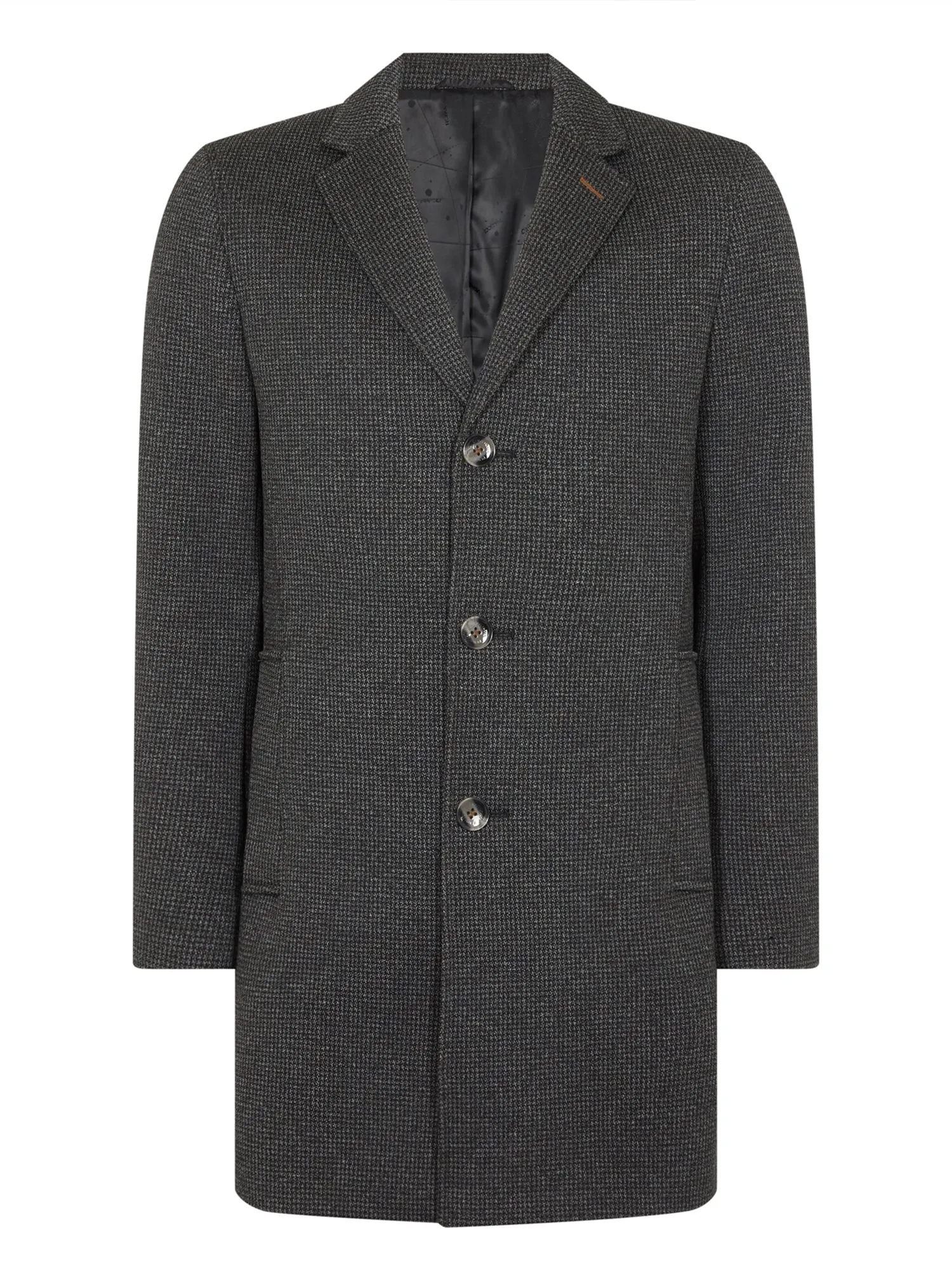 Remus - Grey Raeburn Checked Coat