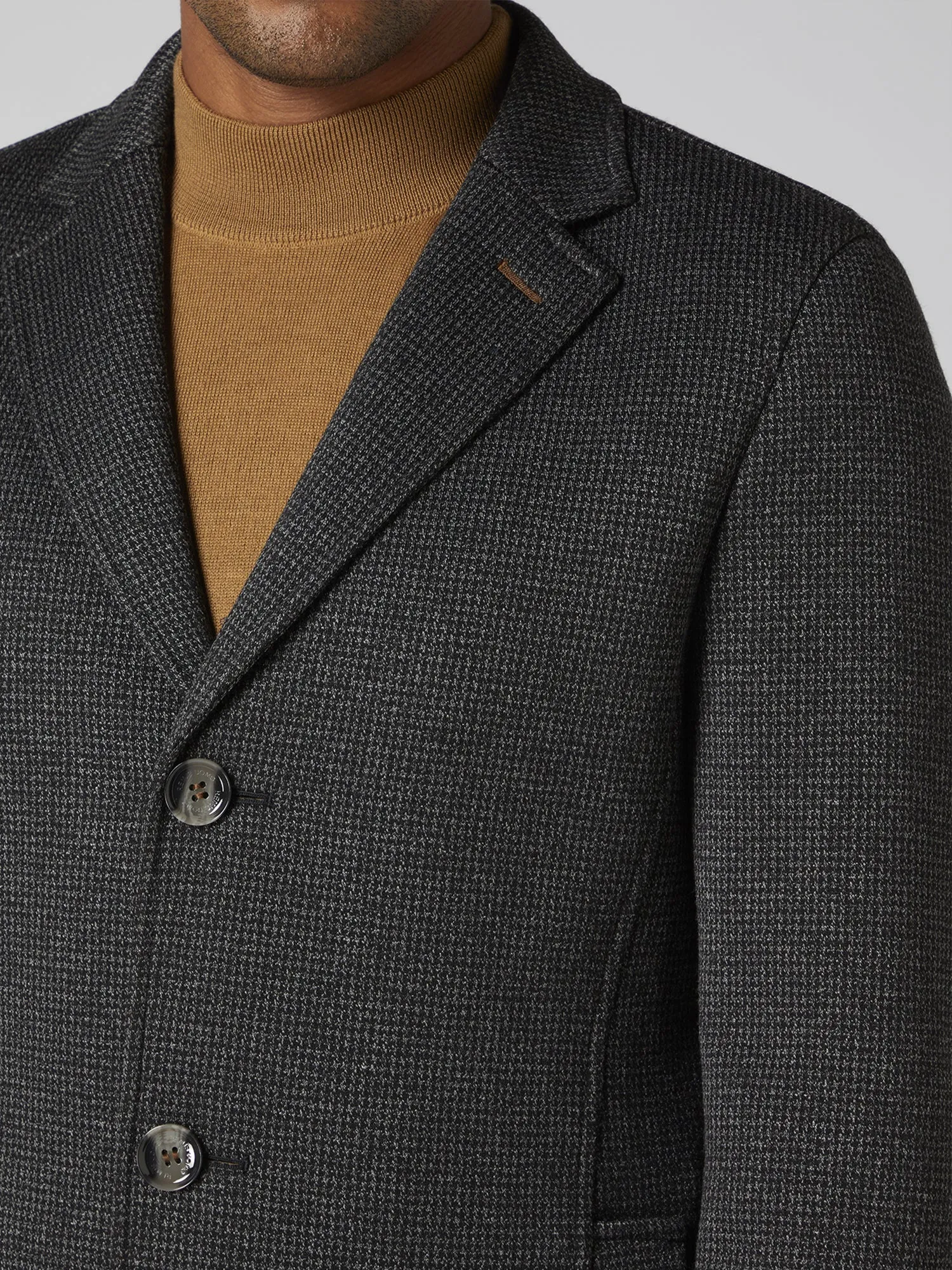 Remus - Grey Raeburn Checked Coat