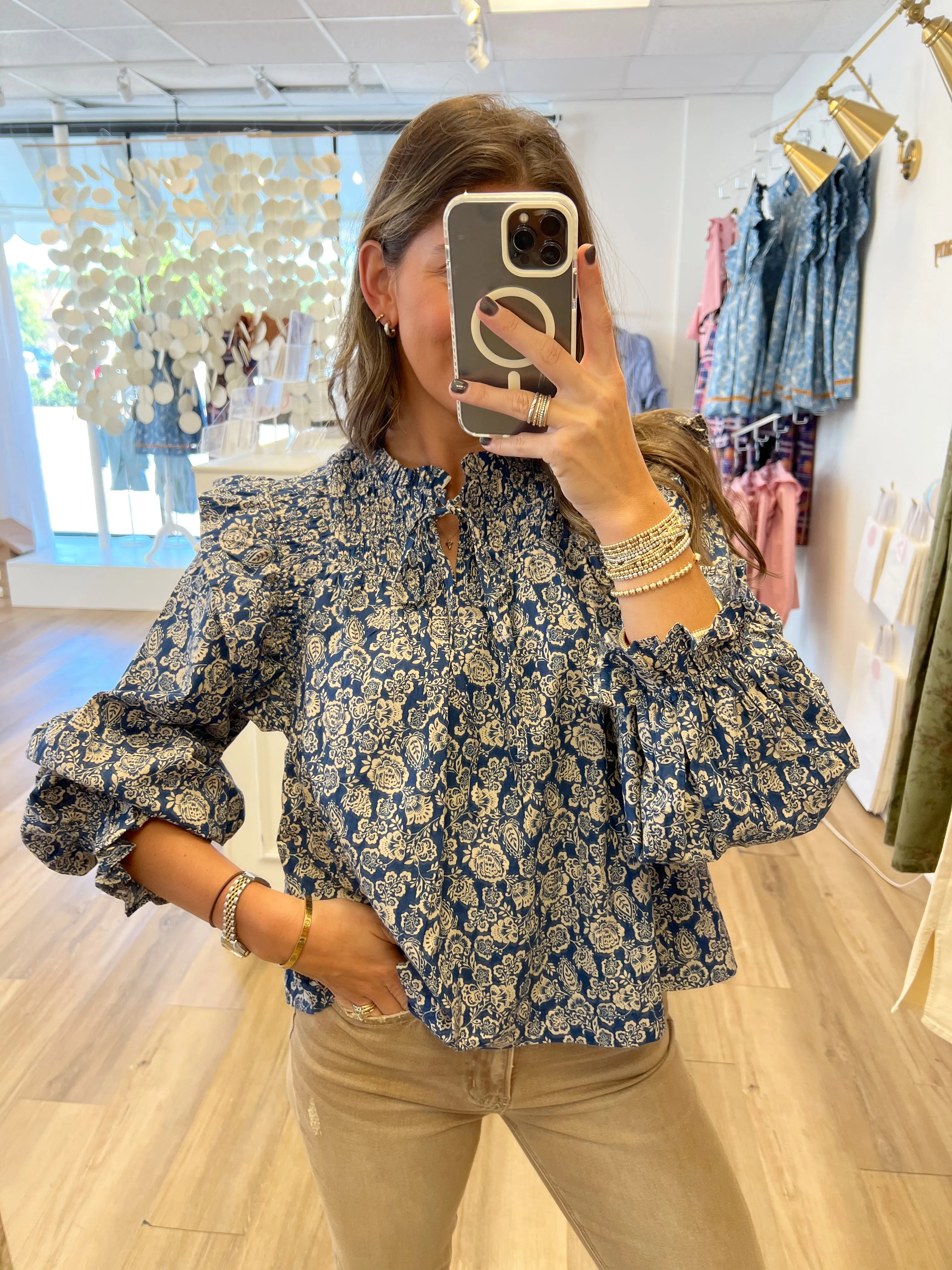 Royals Floral Blouse