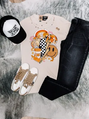 Sand Retro Fall Graphic Tee