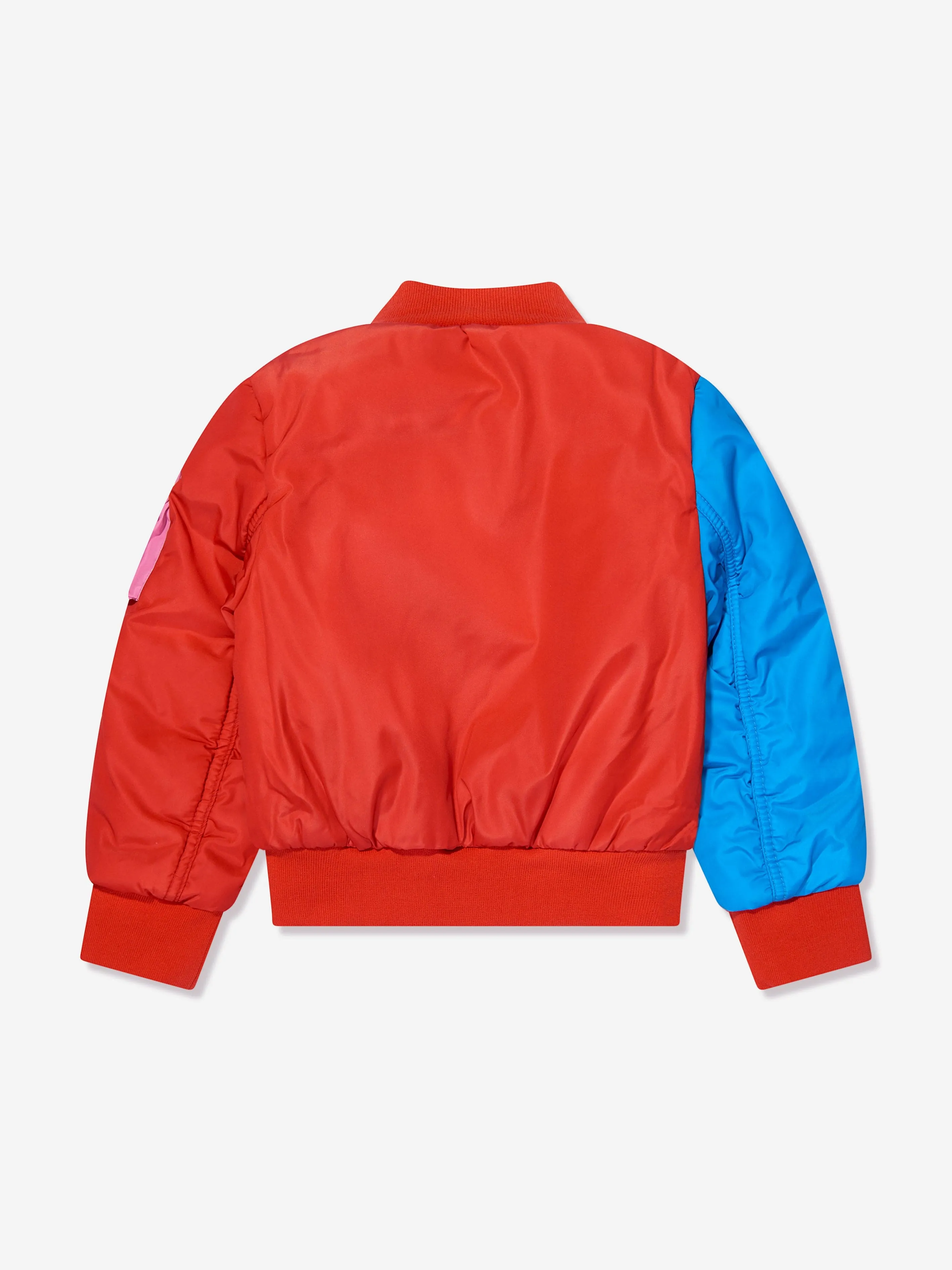 Stella McCartney Girls Colourblock Bomber Jacket in Multicolour