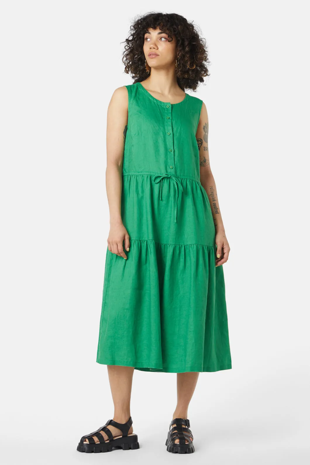 Terra Madre Linen Dress