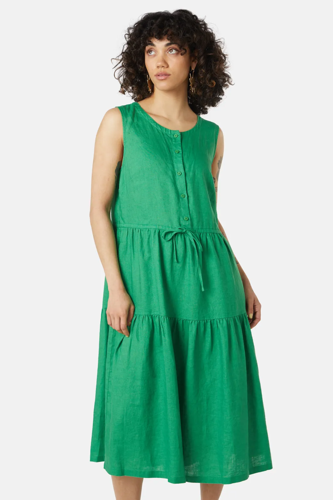 Terra Madre Linen Dress