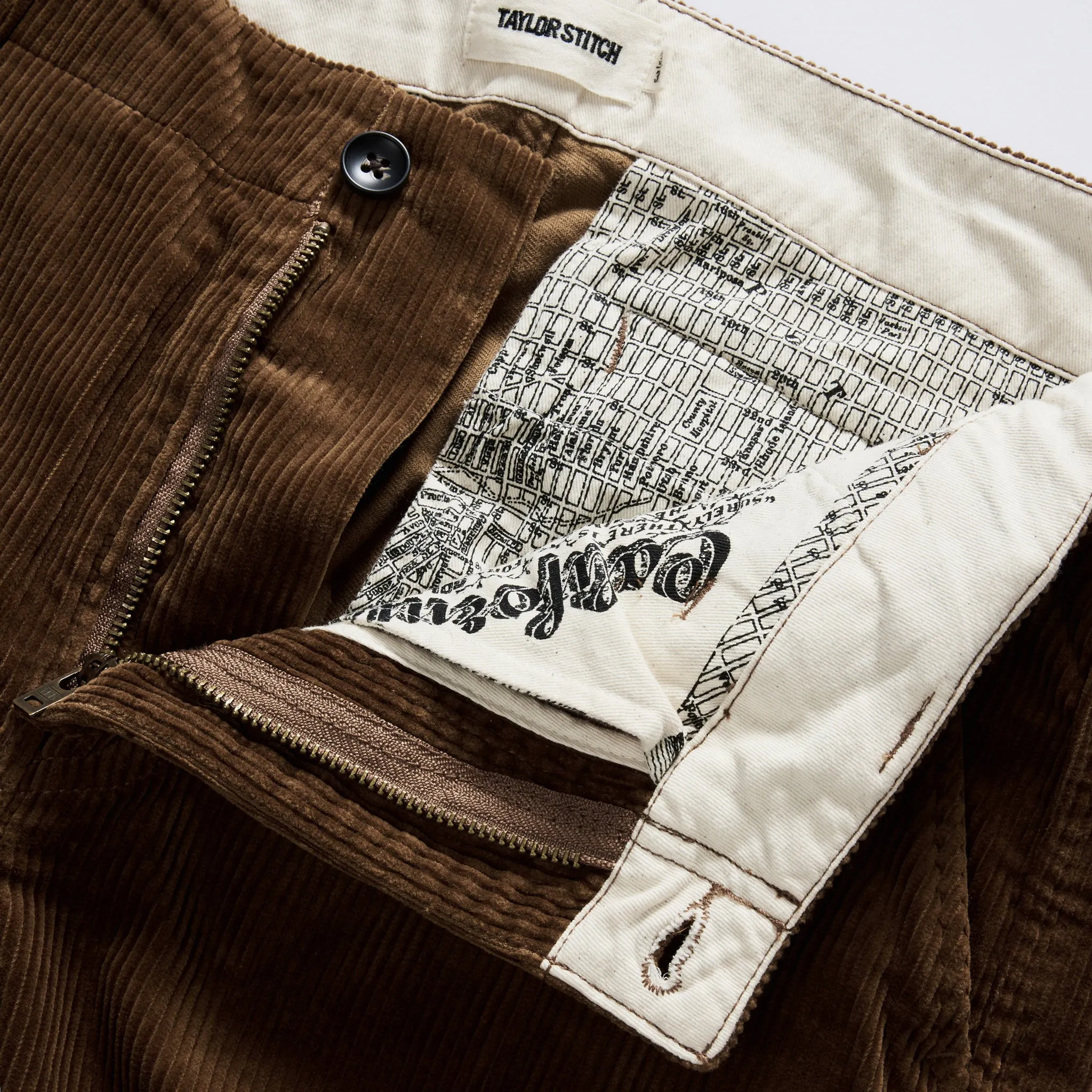 The Carnegie Pant in Bourbon Corduroy