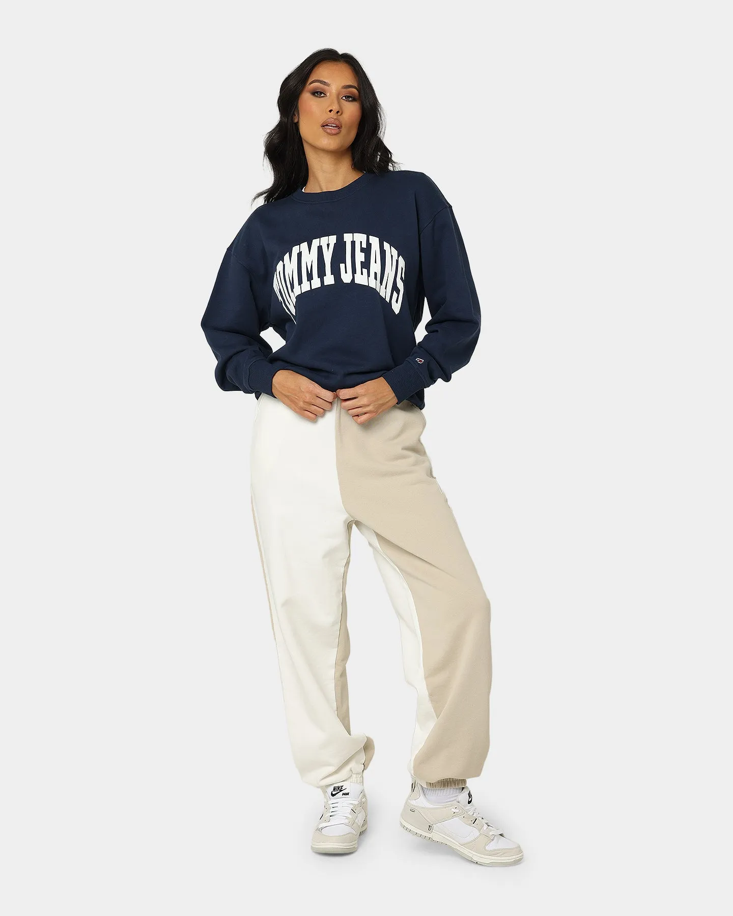 Tommy Jeans Women's College Sweat Pants Savannah Sand