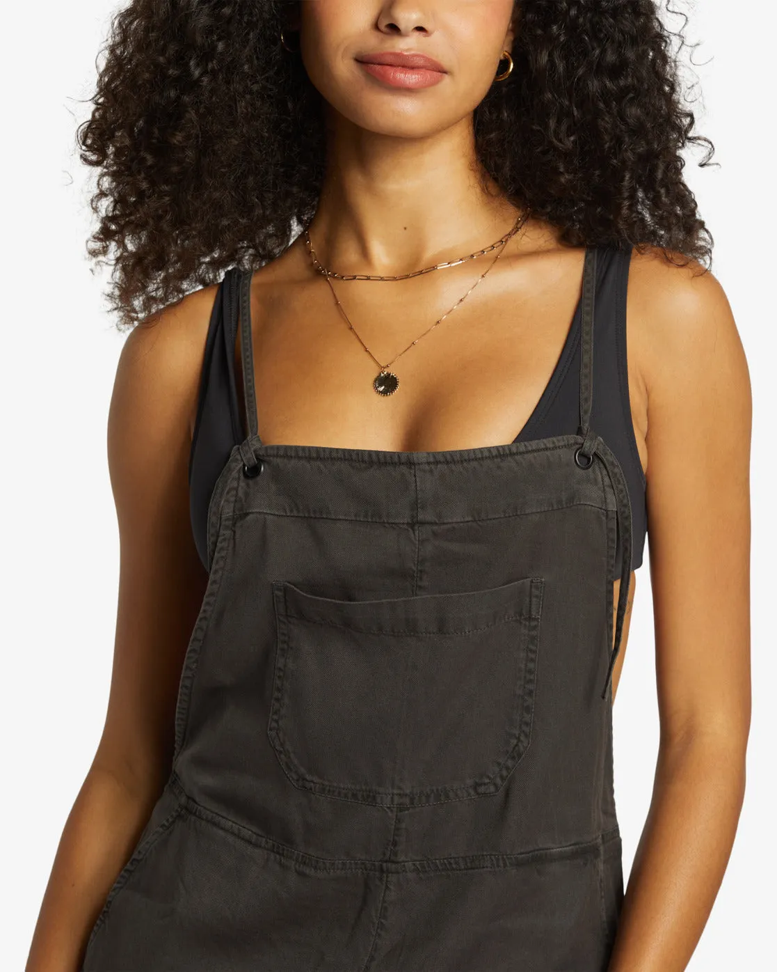 Wild Pursuit Romper - Off Black