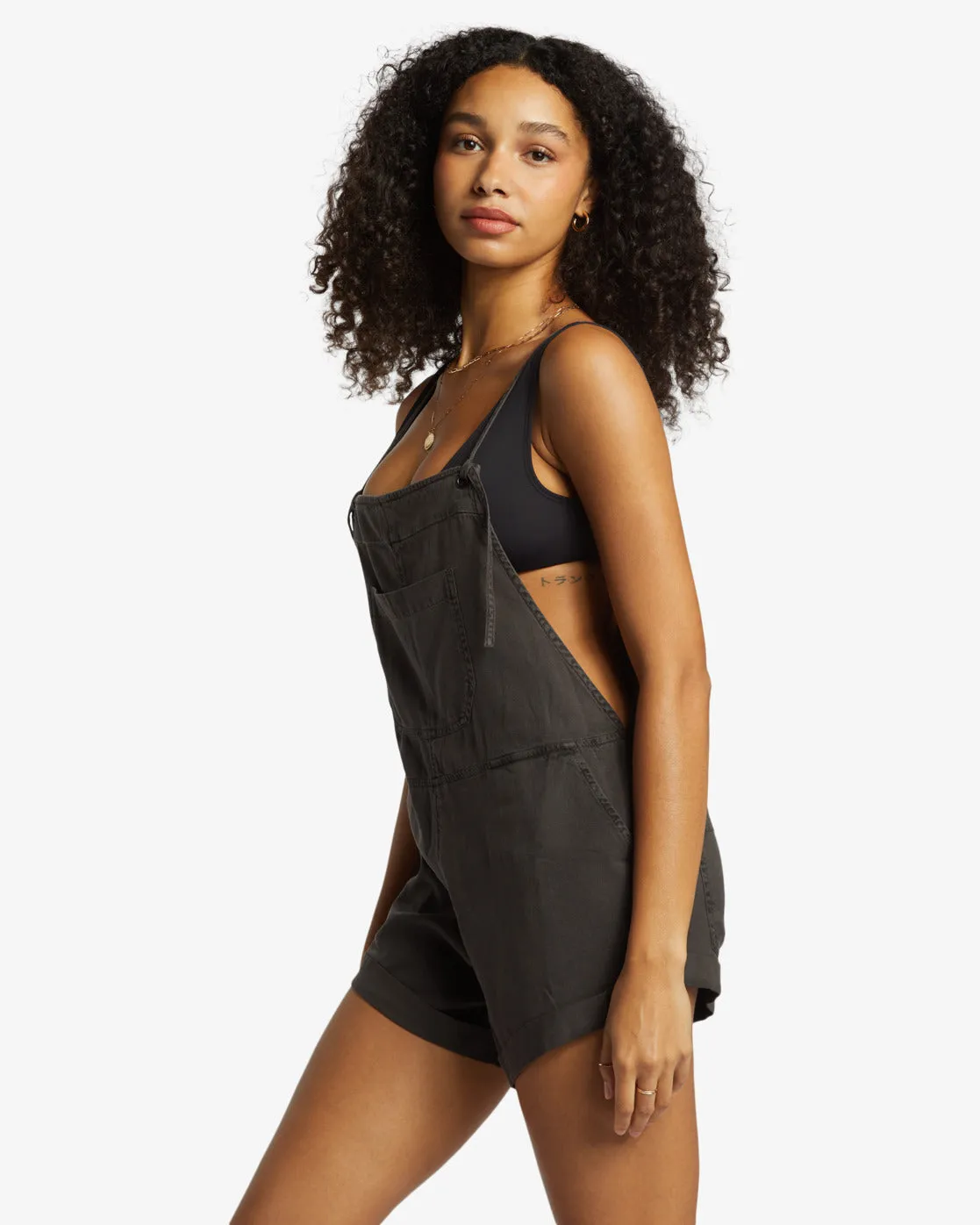 Wild Pursuit Romper - Off Black