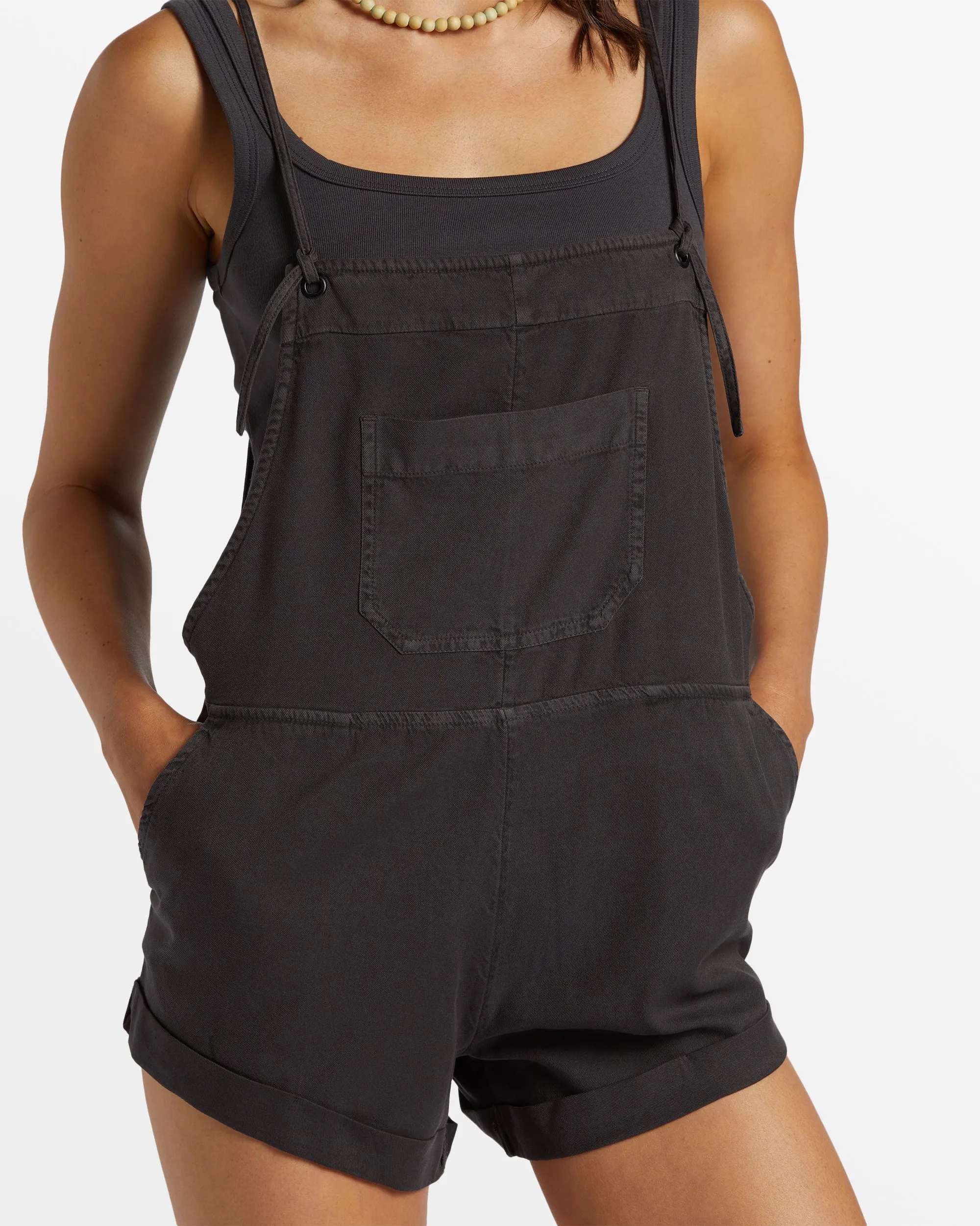 Wild Pursuit Romper - Off Black