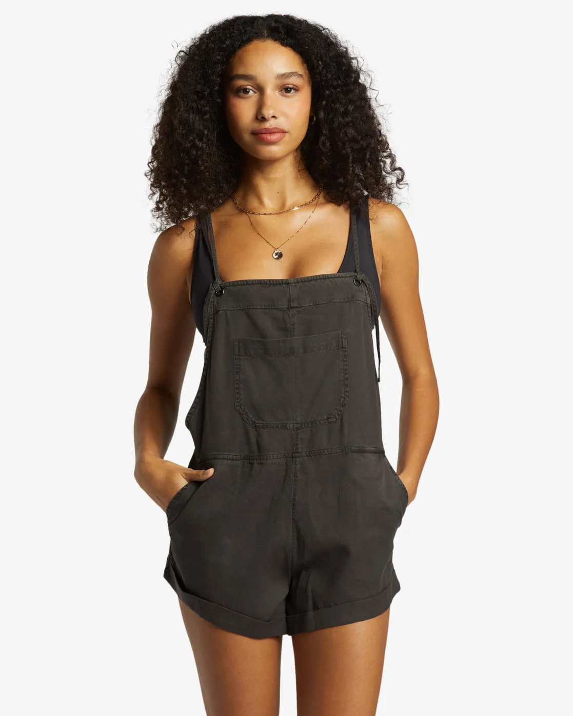 Wild Pursuit Romper - Off Black