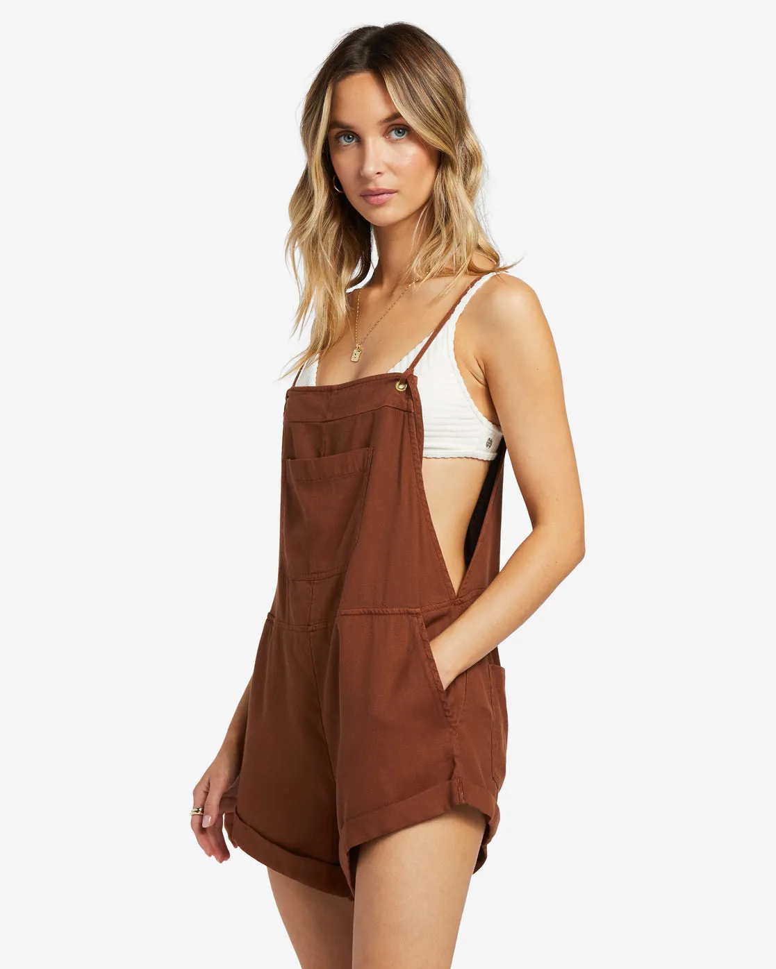 Wild Pursuit Romper - Toasted Coconut