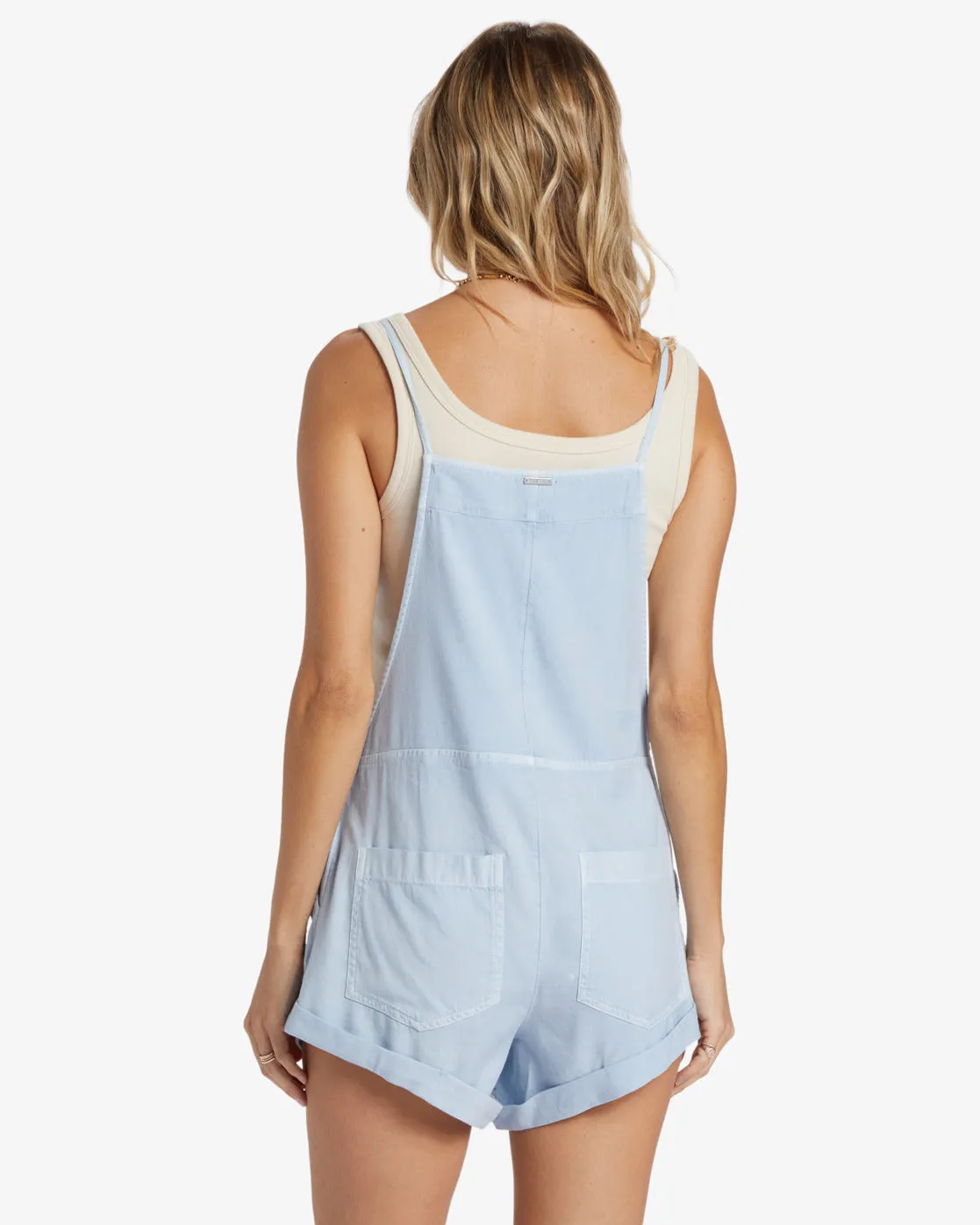 Wild Pursuit Romper - Washed Chambray