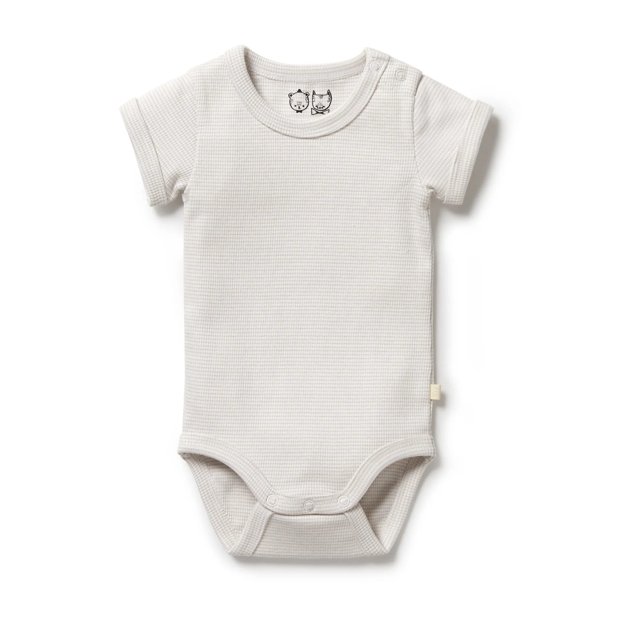 Wilson & Frenchy Organic Stripe Rib Bodysuit - Clay