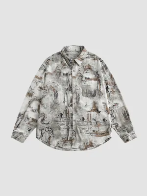 WLS Retro National Printed Shirt