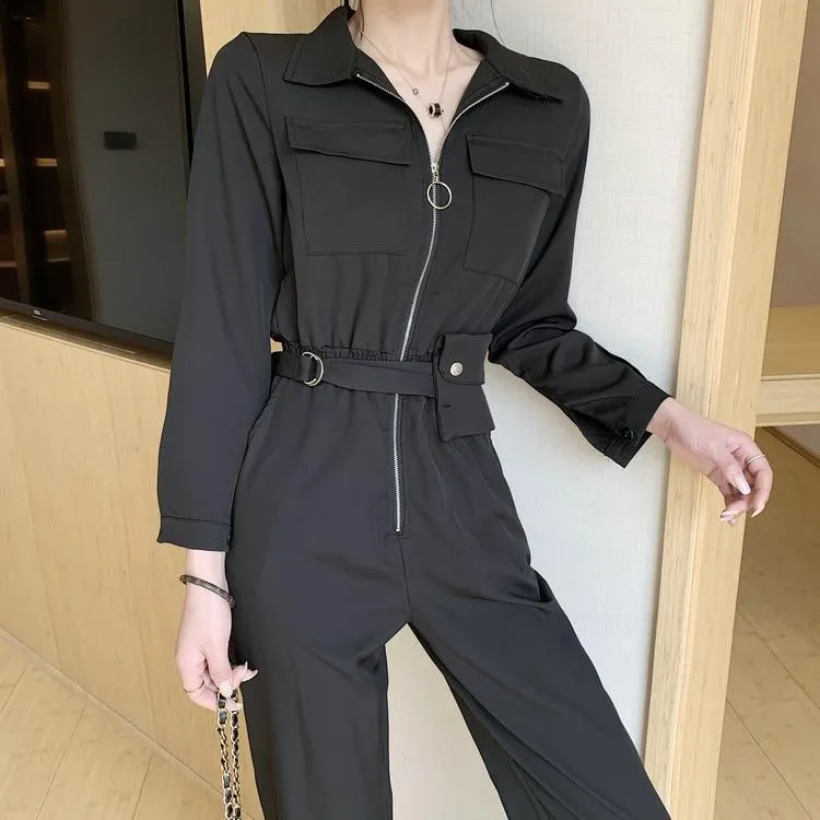 Women Jumpsuits Romper Full Sleeve Style Loose Casual Overalls