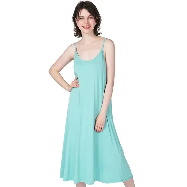 Women Nightgowns Summer Sleepwear Night Dresses 2XL-7XL Plus Size