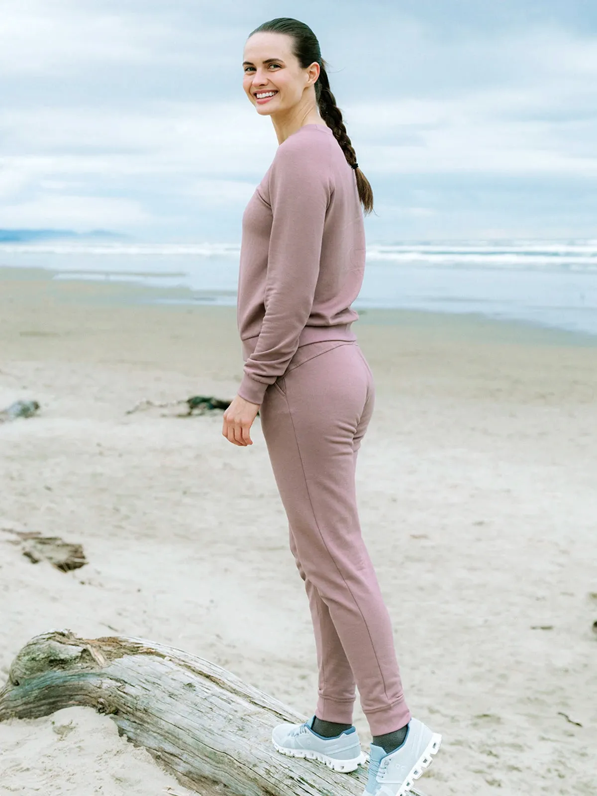 Women's Bamboo Lightweight Fleece Jogger - Canyon