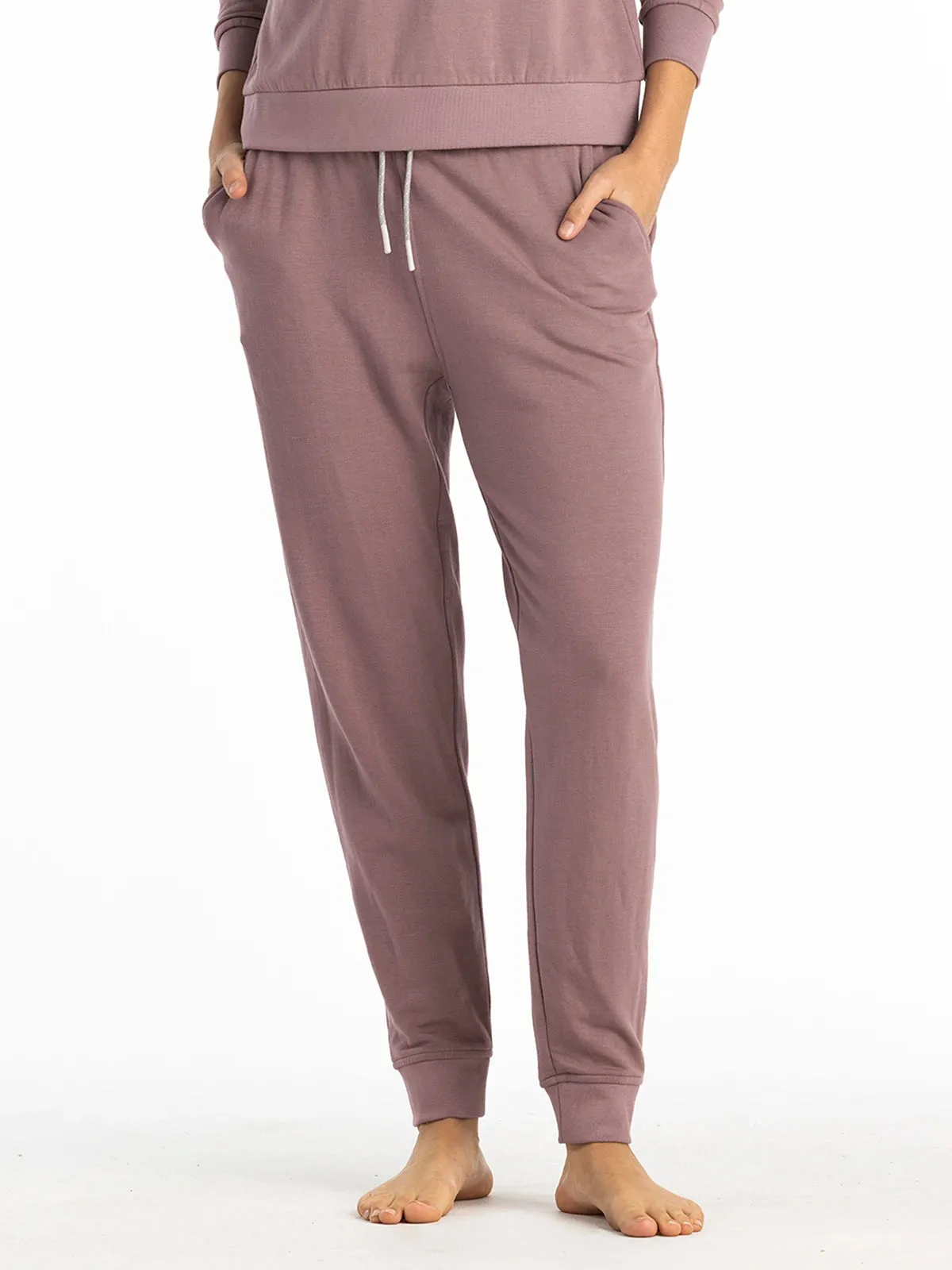 Women's Bamboo Lightweight Fleece Jogger - Canyon