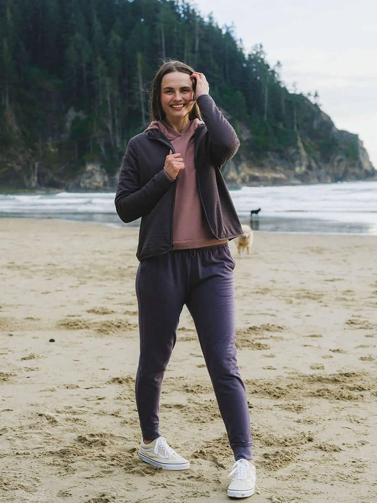 Women's Bamboo Lightweight Fleece Jogger - Fatigue