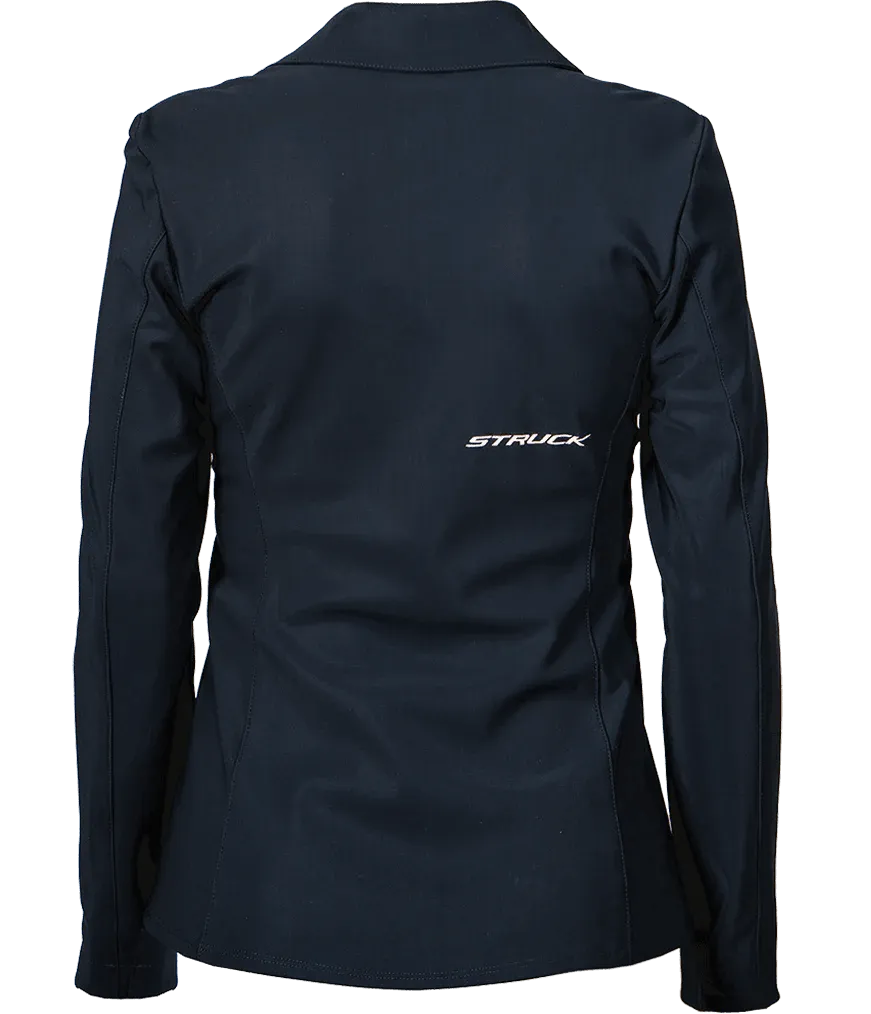 WOMEN'S BOLD SHACKET: NAVY (C)