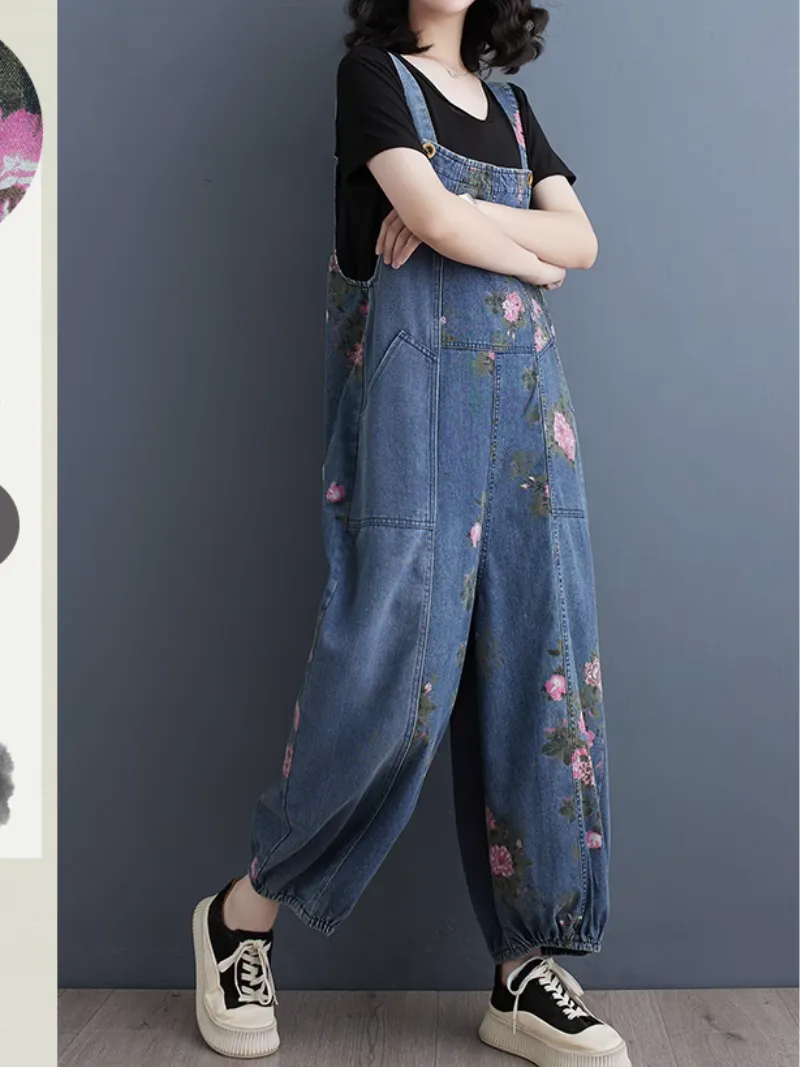 Women's Everyday Stylsh Look Pockets Overalls Dungarees