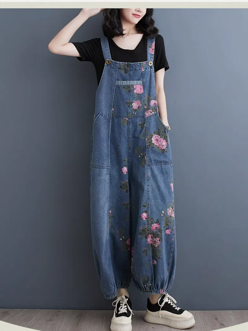 Women's Everyday Stylsh Look Pockets Overalls Dungarees