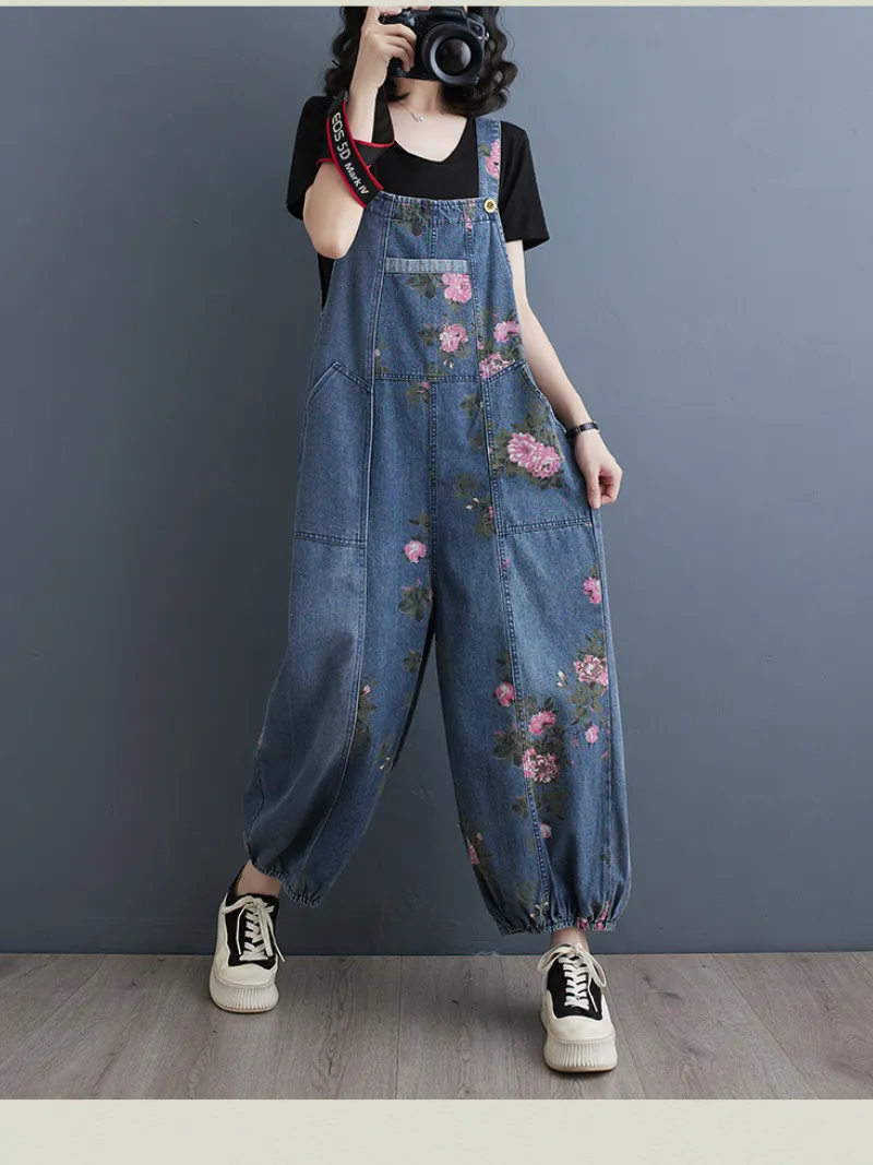 Women's Everyday Stylsh Look Pockets Overalls Dungarees