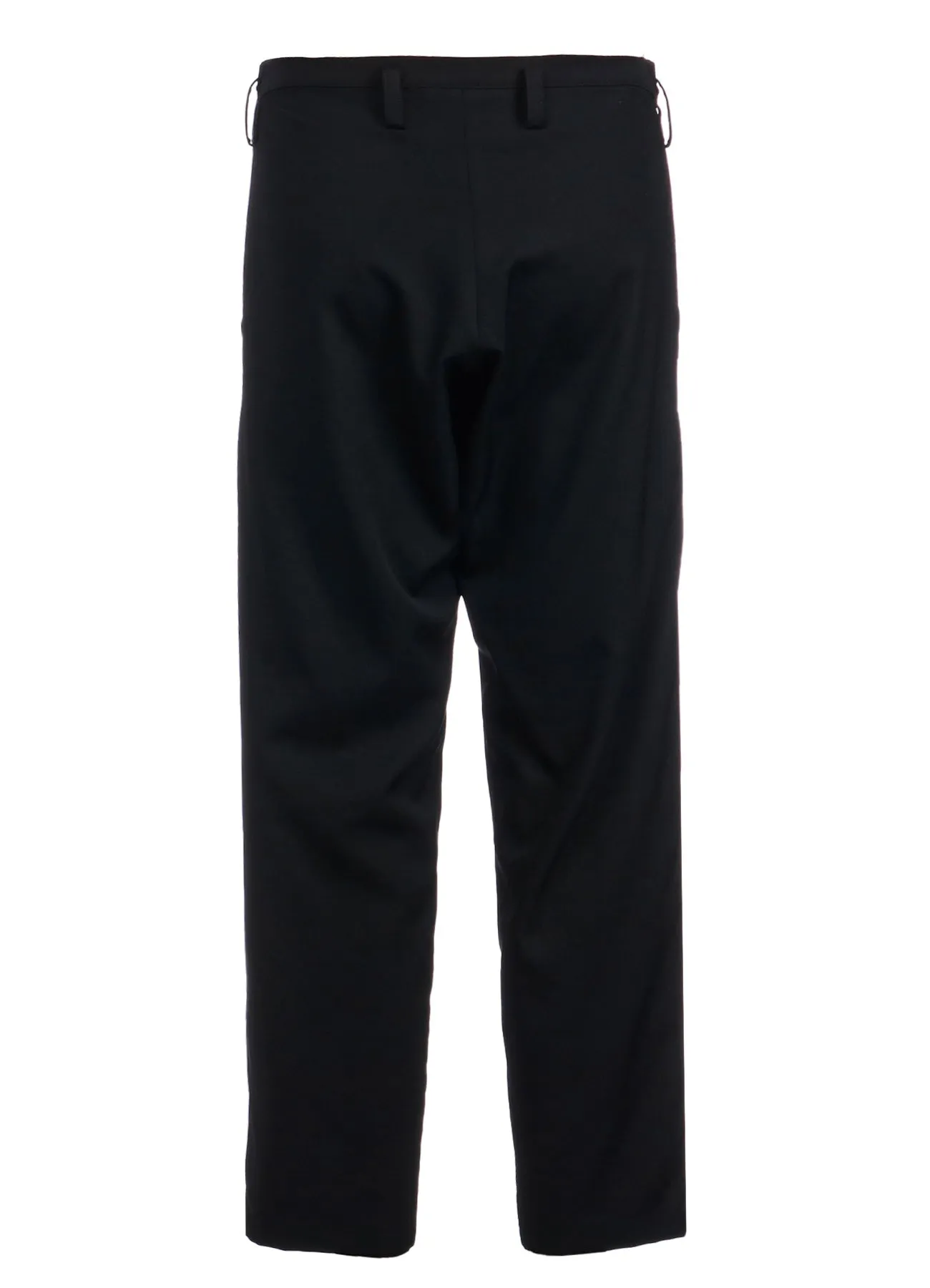 WOOL GABARDINE STRAIGHT PANTS