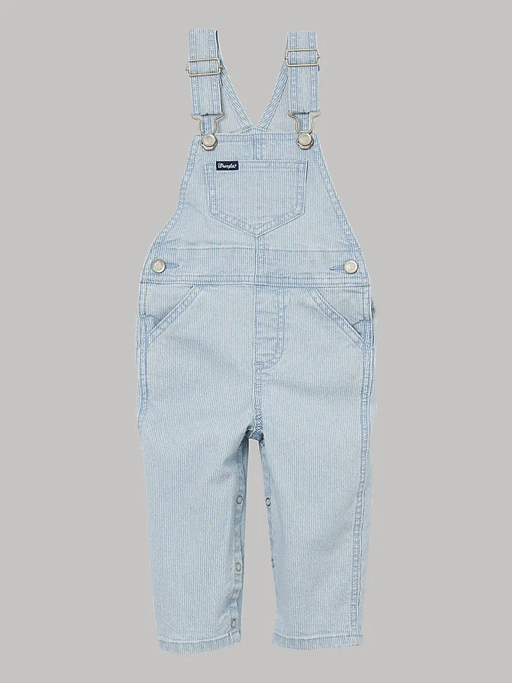 Wrangler Little Girl's Denim Overalls in Grace